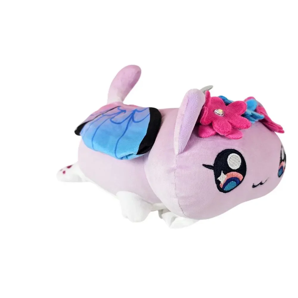 Kawaii Butterfly Unicorn Cat Plush Pillow Stuffed Animal 10” Soft Toy Purple